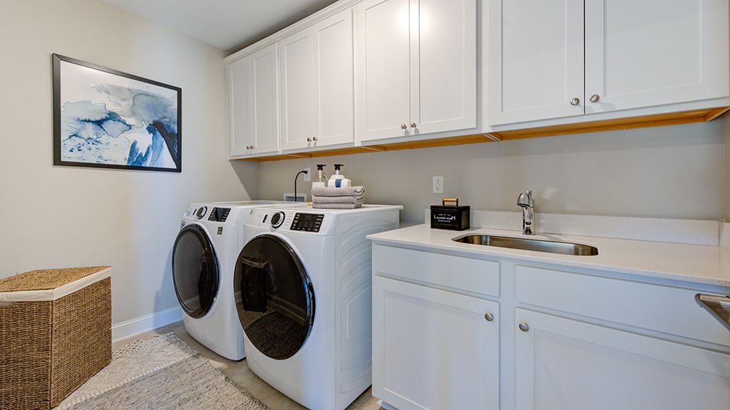 second floor laundry