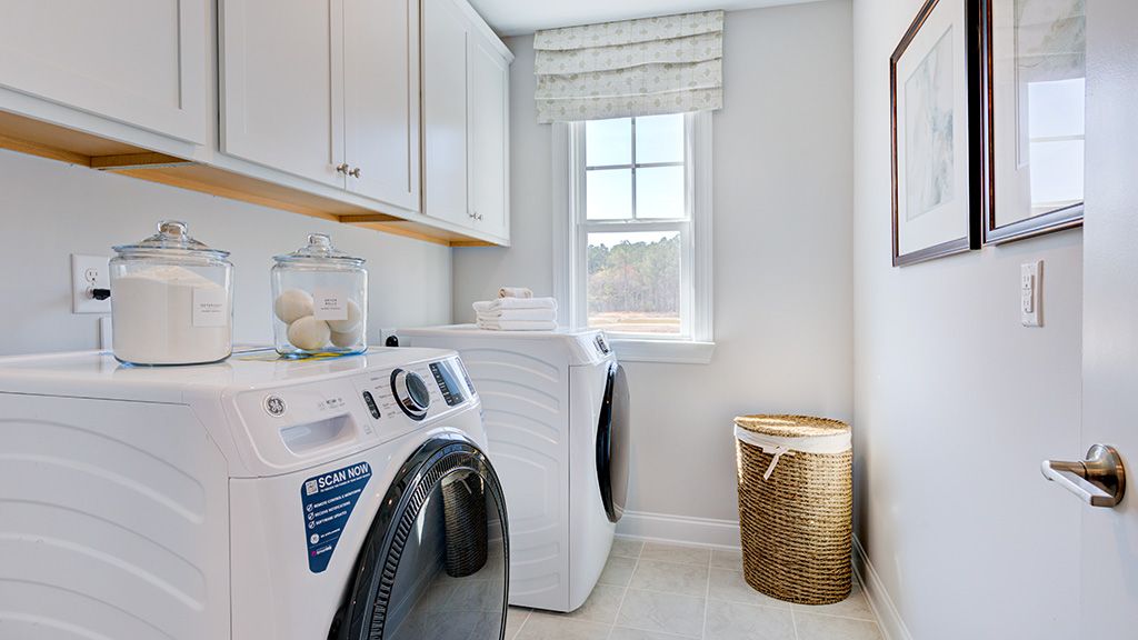 second floor laundry