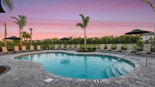 Townhomes at Skye Ranch sunset  5434- pool 16x9