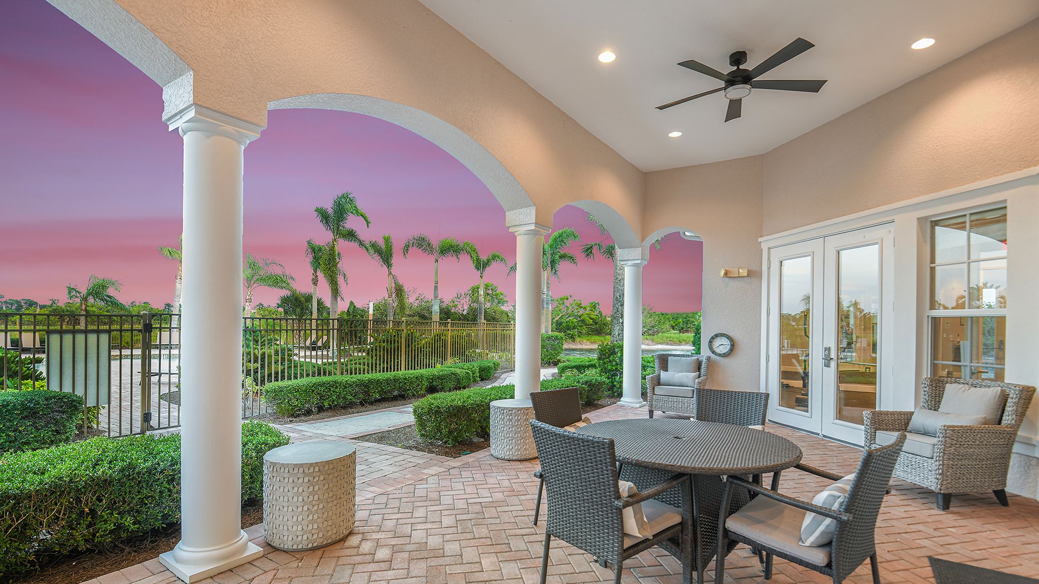 Bella-Via-Amenity-Center-sunset-6898-16x9