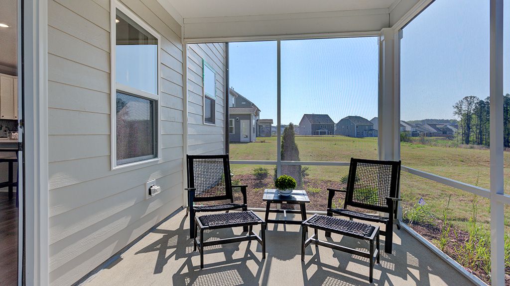 Screened outdoor living