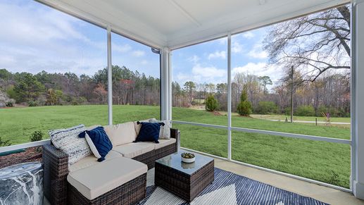 screened outdoor living