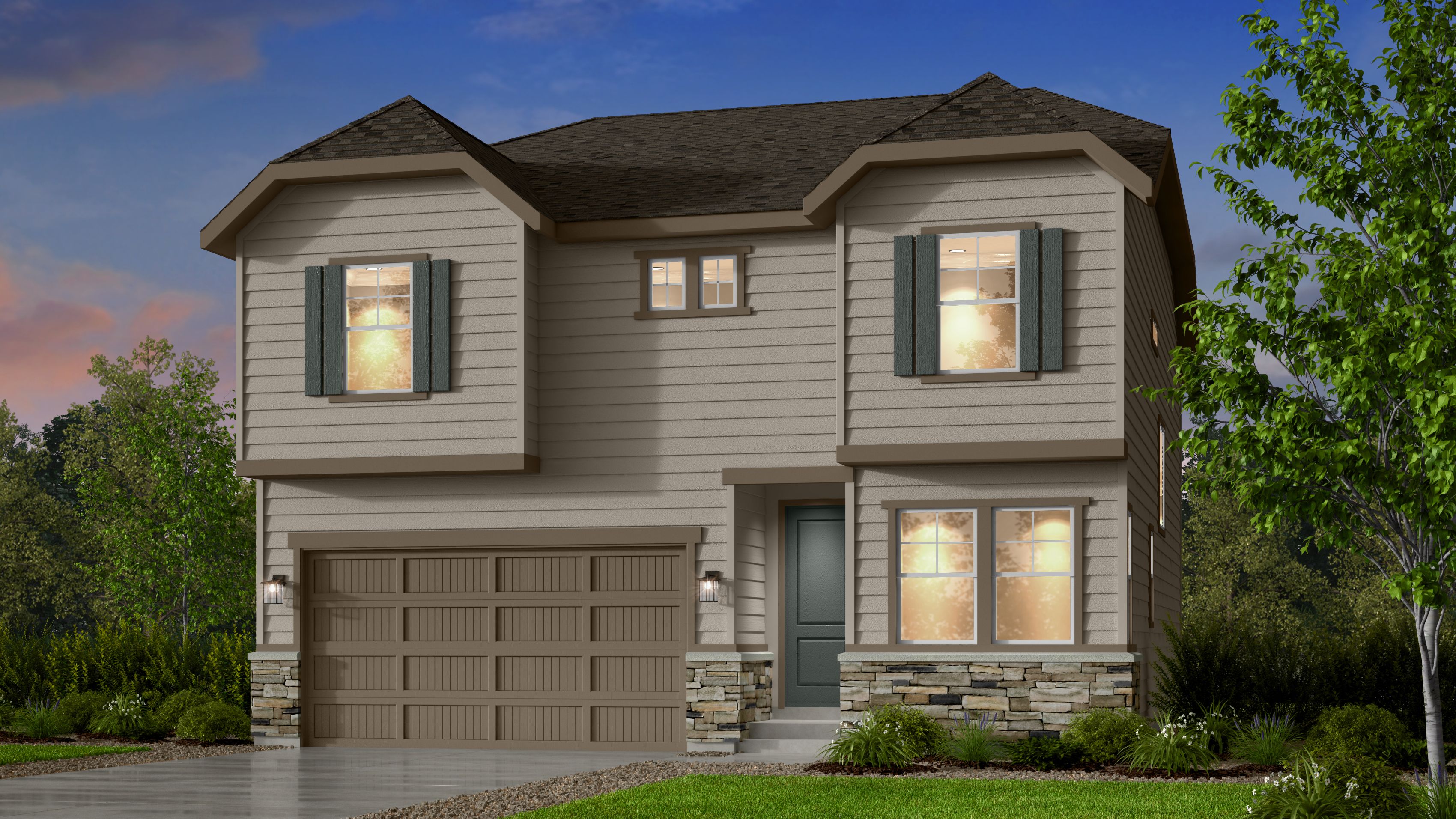The Fields at Looking Glass Town Collection in Parker, CO New Homes