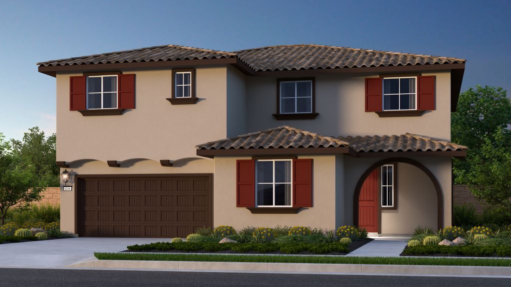 Elevation A: Spanish Colonial Color Scheme 3