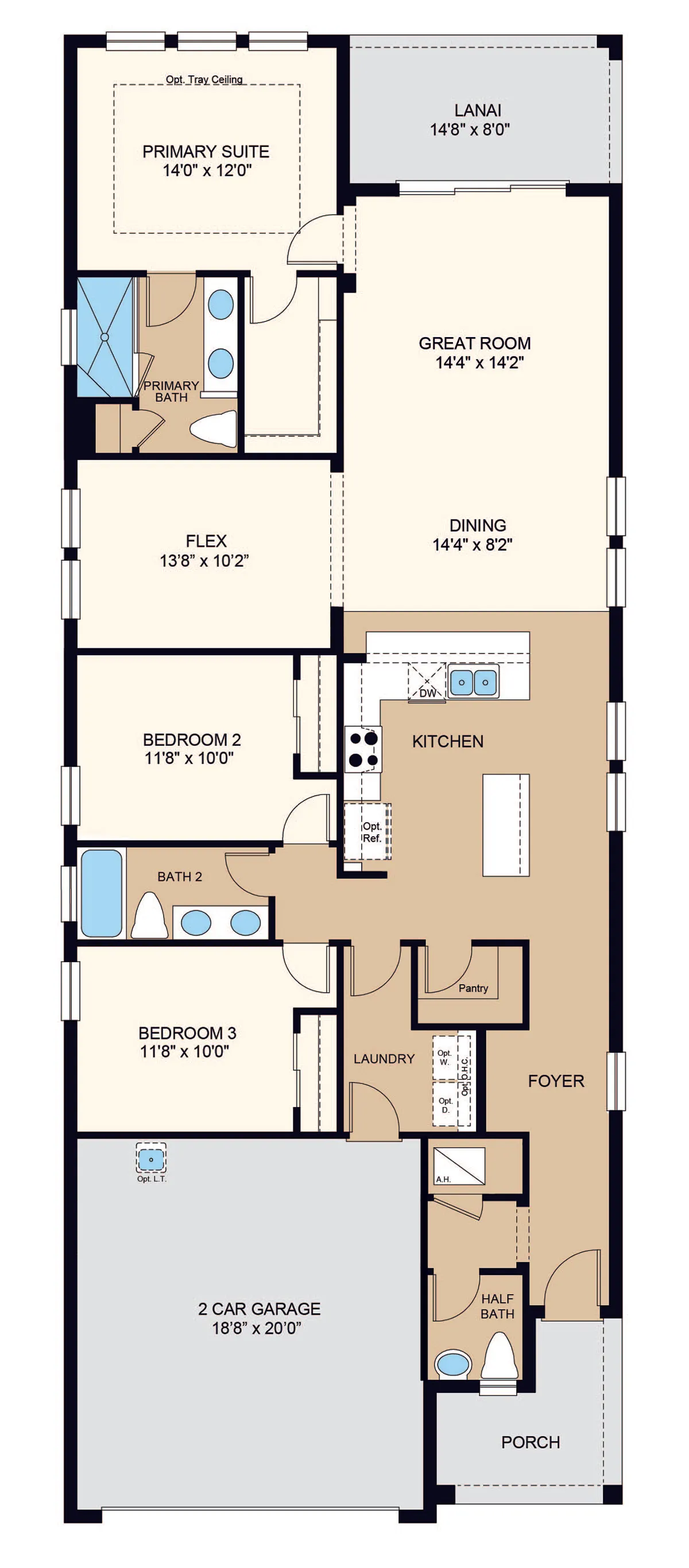 Saint Vincent floor plan layout