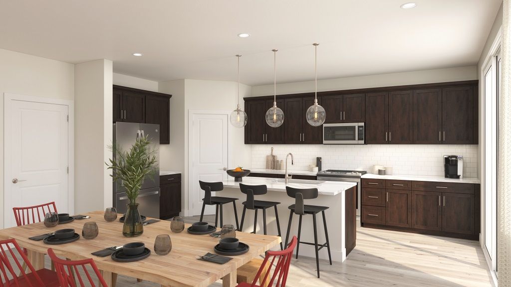 Plan 3 Kitchen Rendering