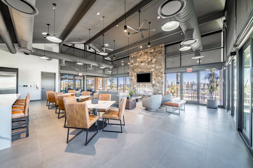 Inside Clubhouse  Living Room  2