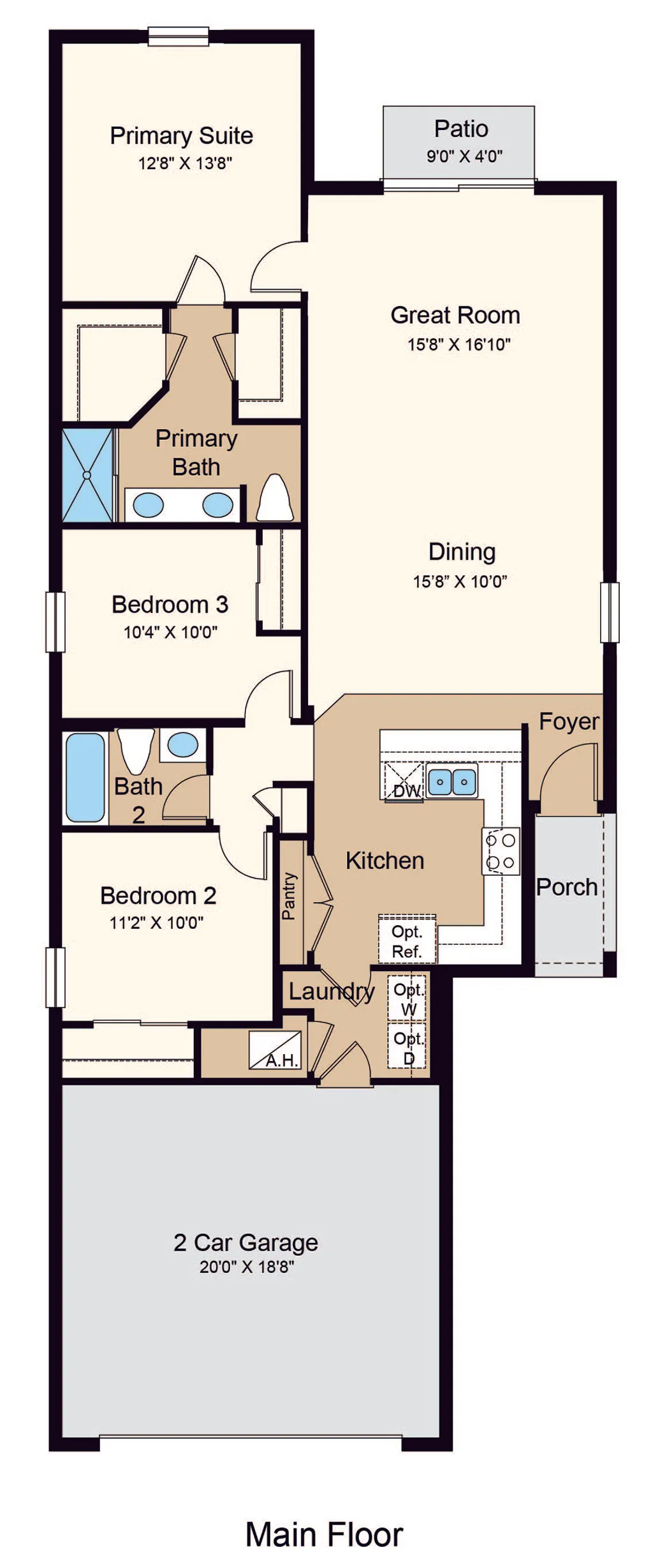 Holly floor plan layout