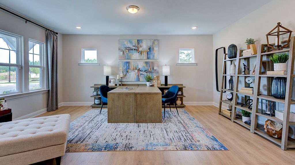 First floor flex at front entry