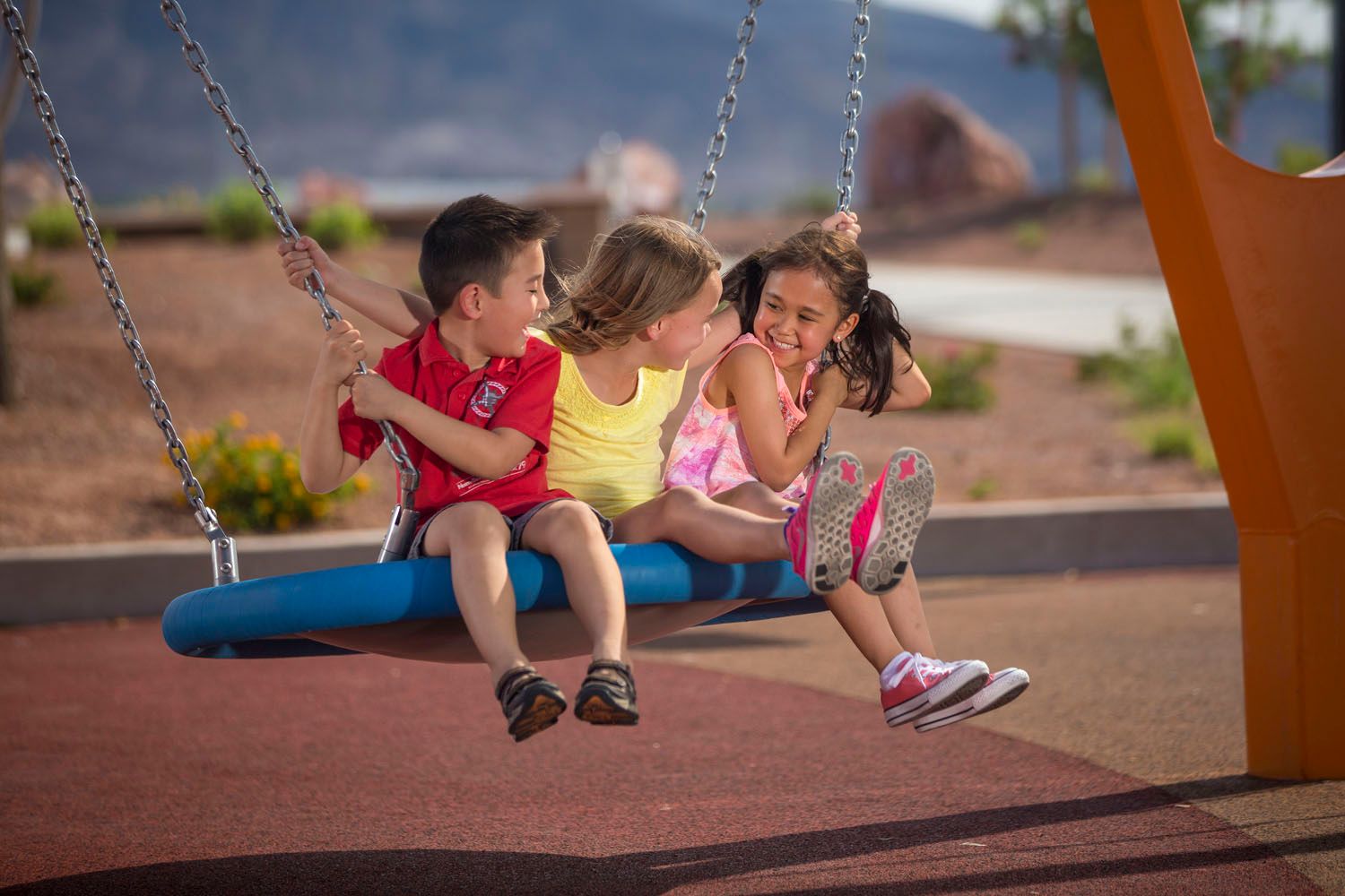 Children on swing 4302015