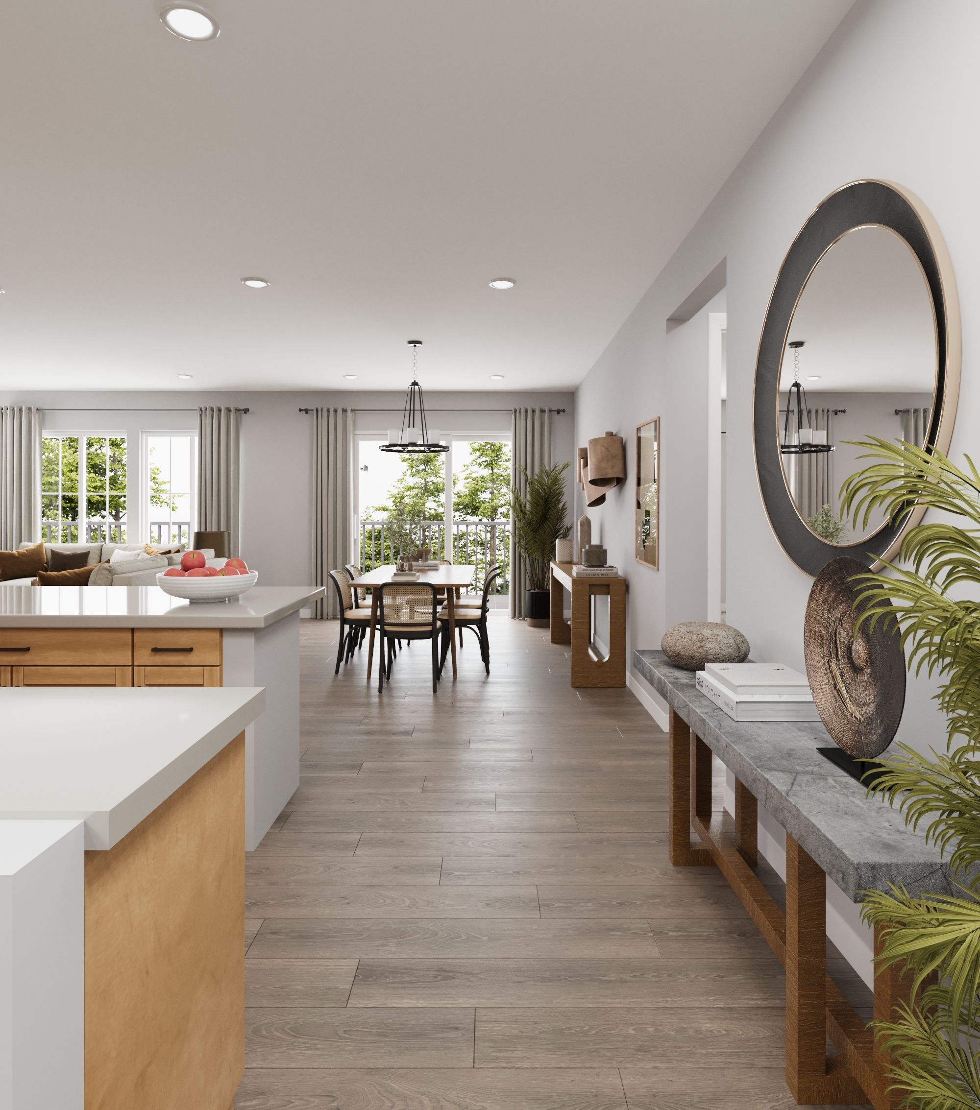 26 console to dining