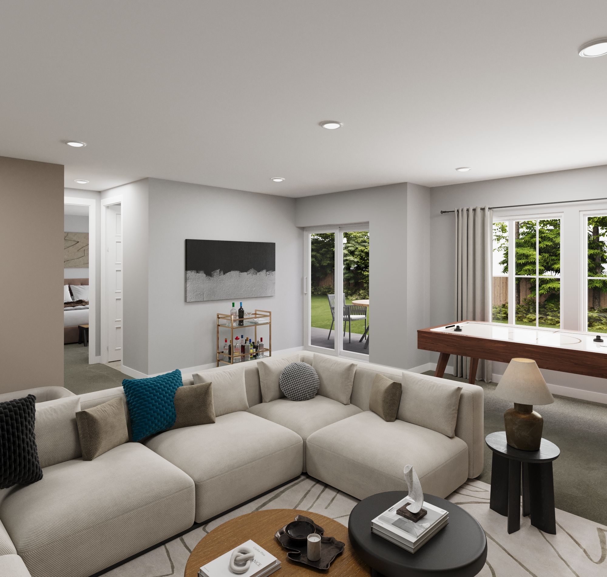 13 basement living internal cam