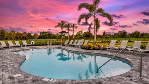 Cassia at Skye Ranch Sunrise Park sunset...