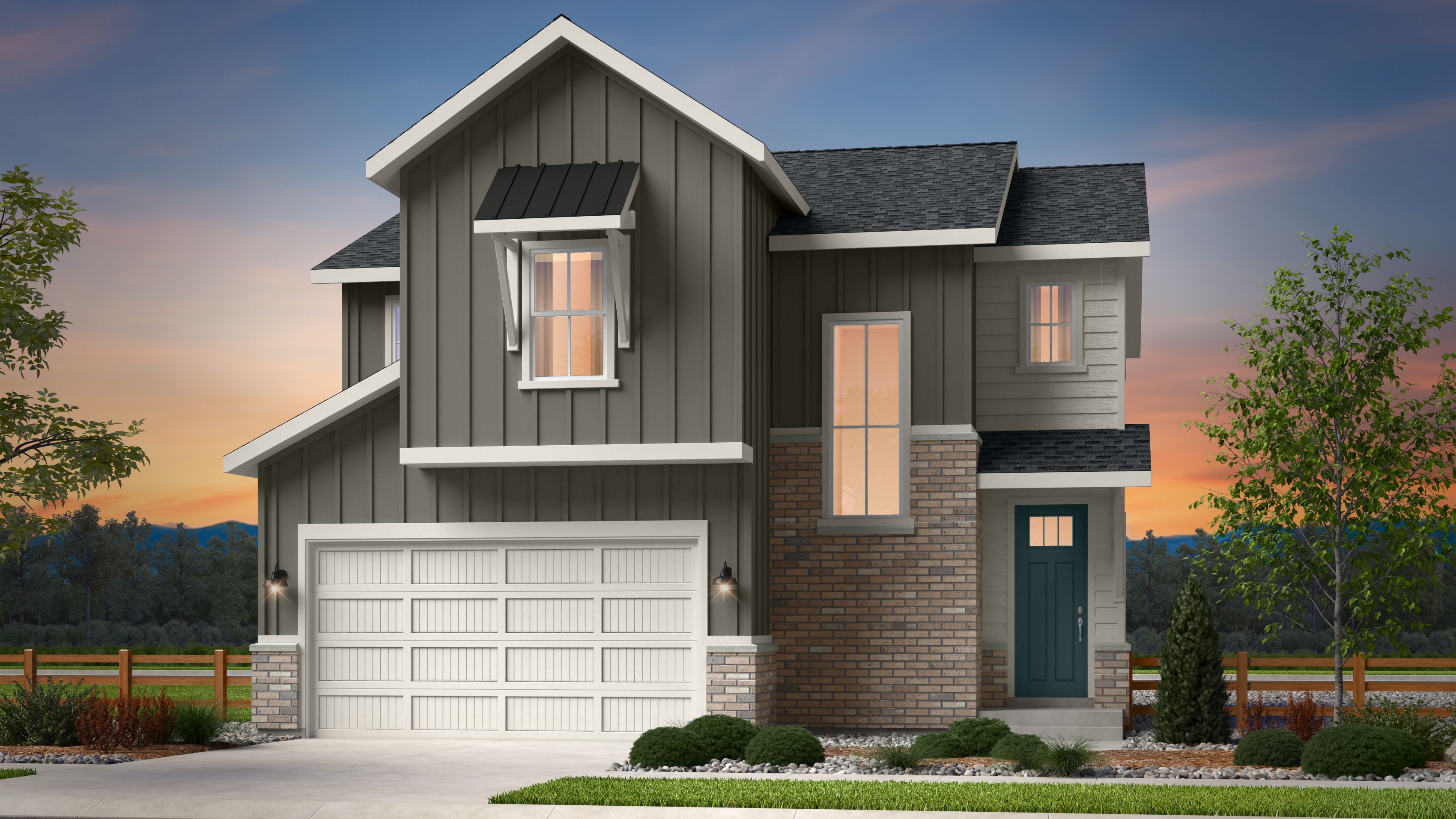 Gray - The Aurora Highlands Town Collection: Aurora, Colorado - Taylor Morrison