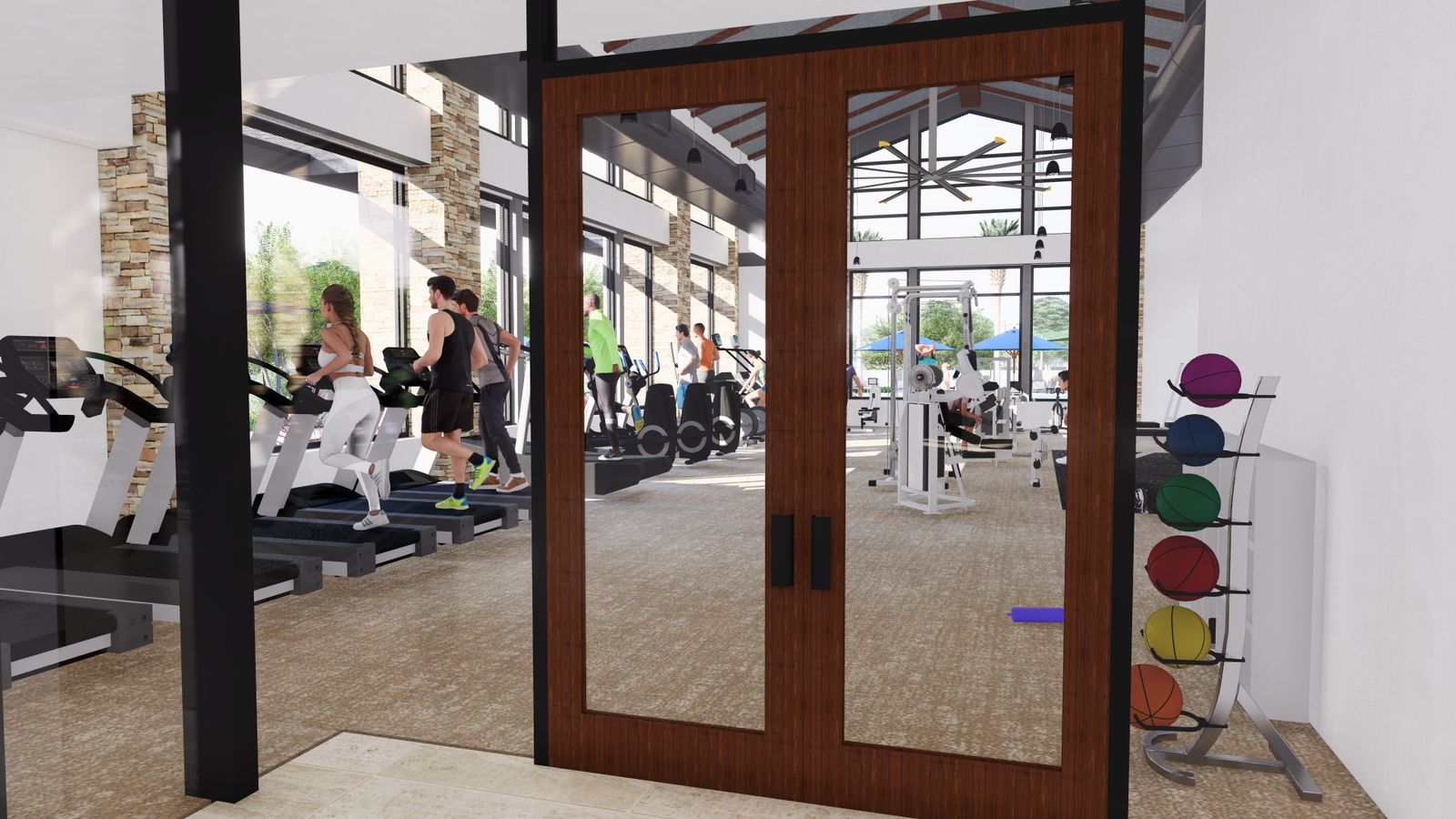 Asante Fitness Center Entrance