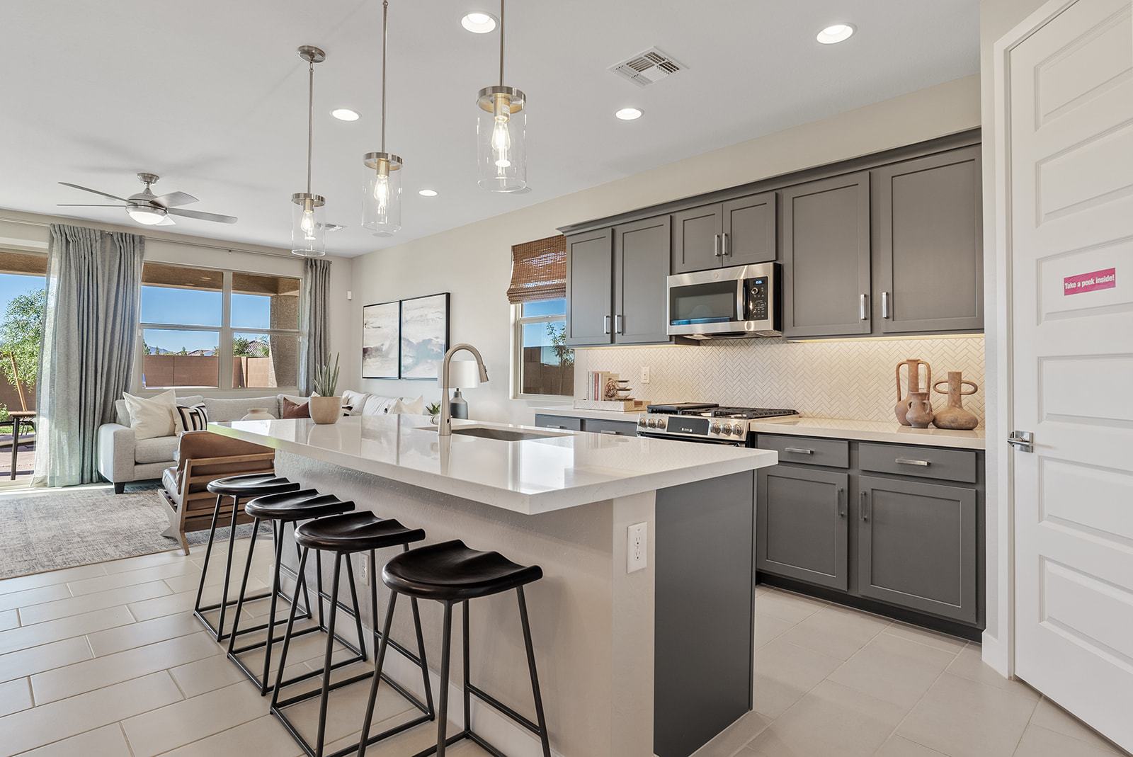 Asante Discovery_Onyx Model_Kitchen and Great Room