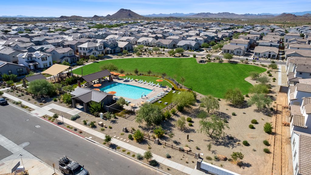 Avila at Rancho Mercado Pool Aerial 1