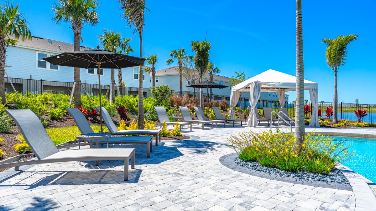 Townhomes at Azario Amenity-4 chairs