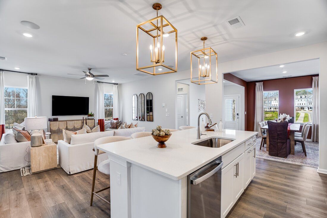 Charleston Model - Kitchen and Gathering Room