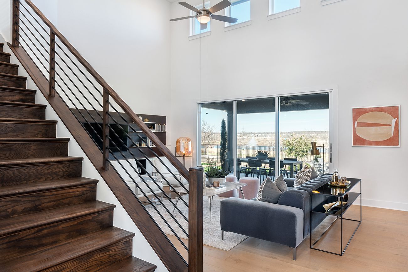 Easton Park Amaretto  Staircase  Great Room