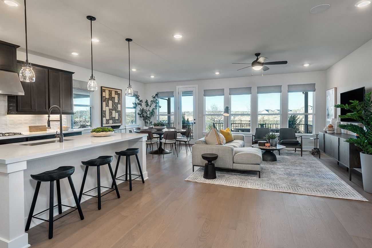 Easton Park Dovetail  Kitchen  Great Room