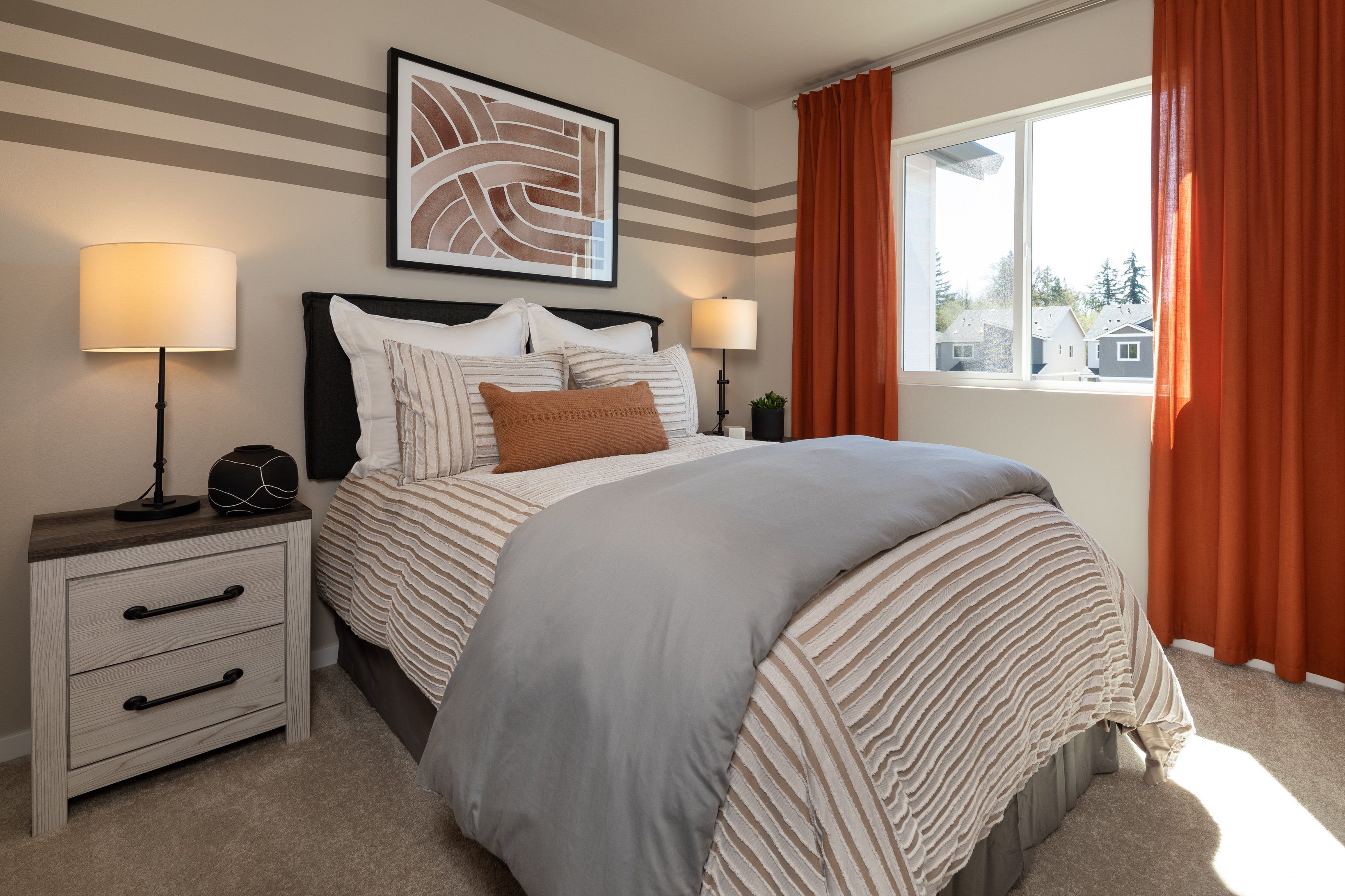 Woodin Creek Station Townhomes Bedroom2 Bramble