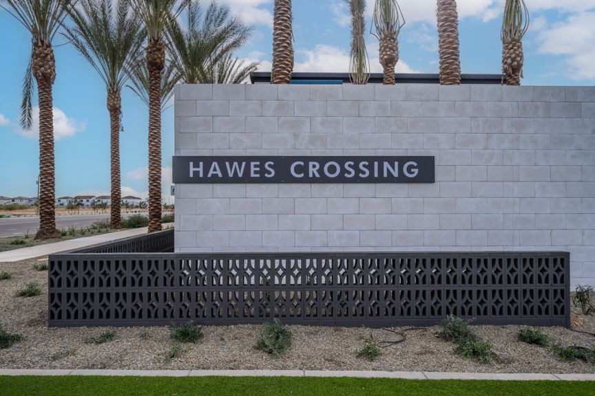 Hawes CrossingMonument Sign  1