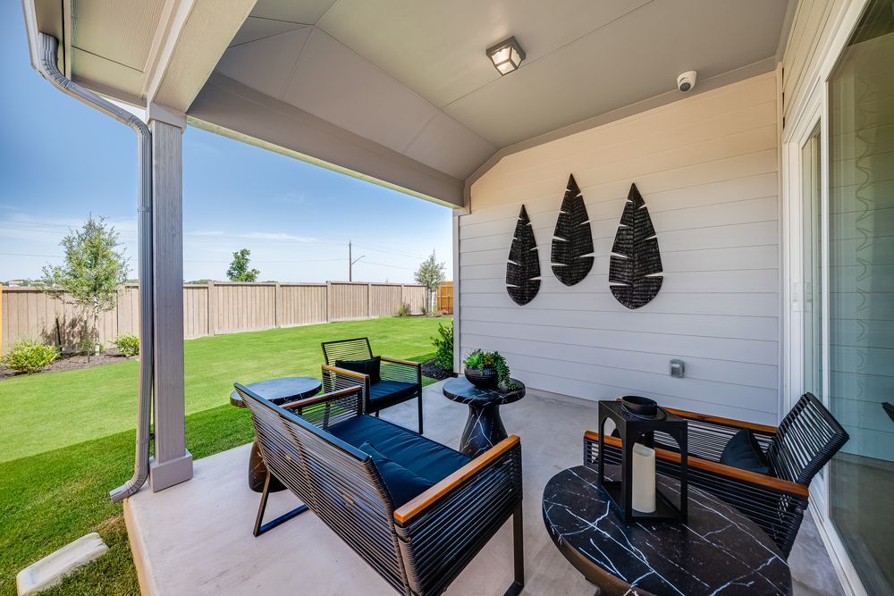 Covered patio