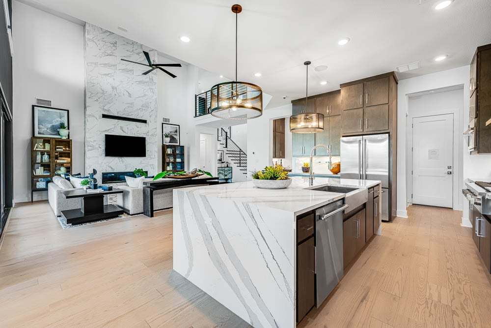 Kitchen island  Great Room