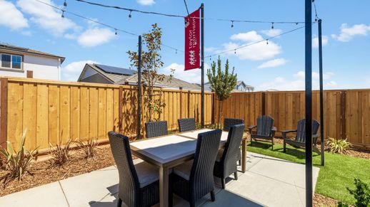 Rowan rear yard