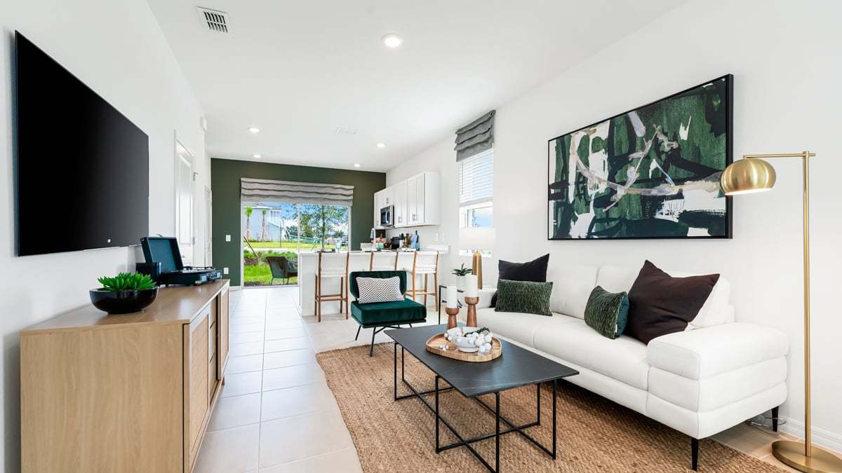 Hazel Model - The Towns at Firethorn-12 living