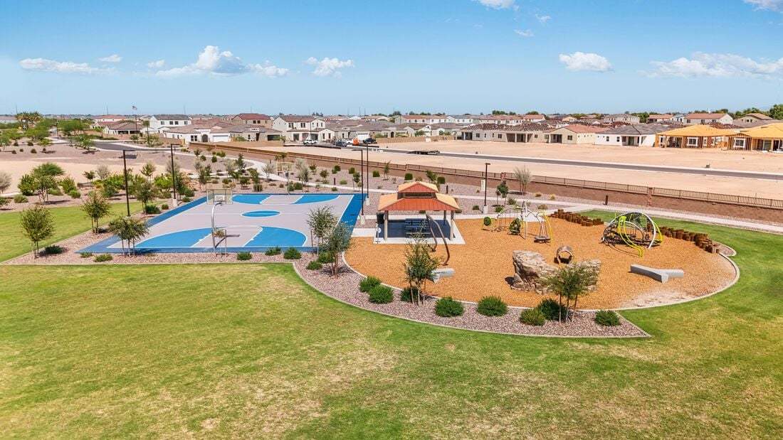 Combs Ranch Basketball and Park Aerial 2