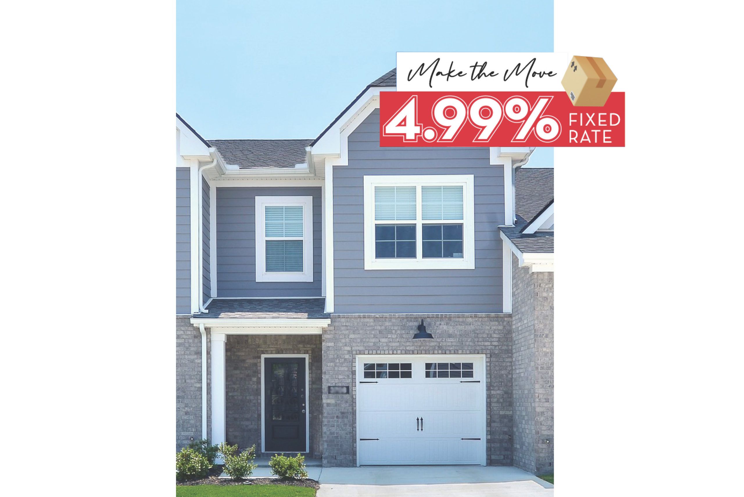 Salem Landing Townhomes in Rockvale, TN New Homes by The Jones