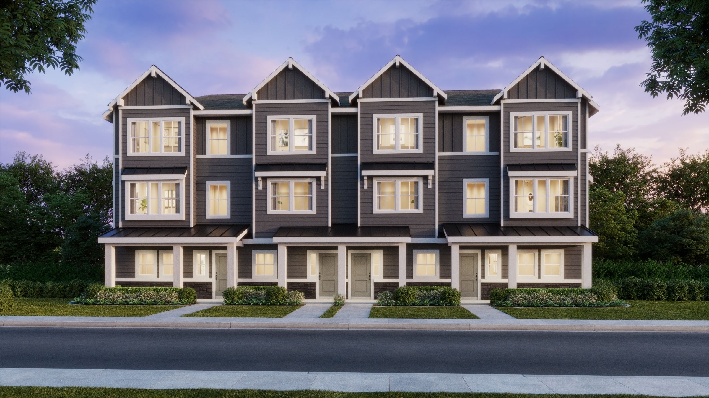 Belmont - The Rows at Elevon: Beaverton, Oregon - Risewell Homes