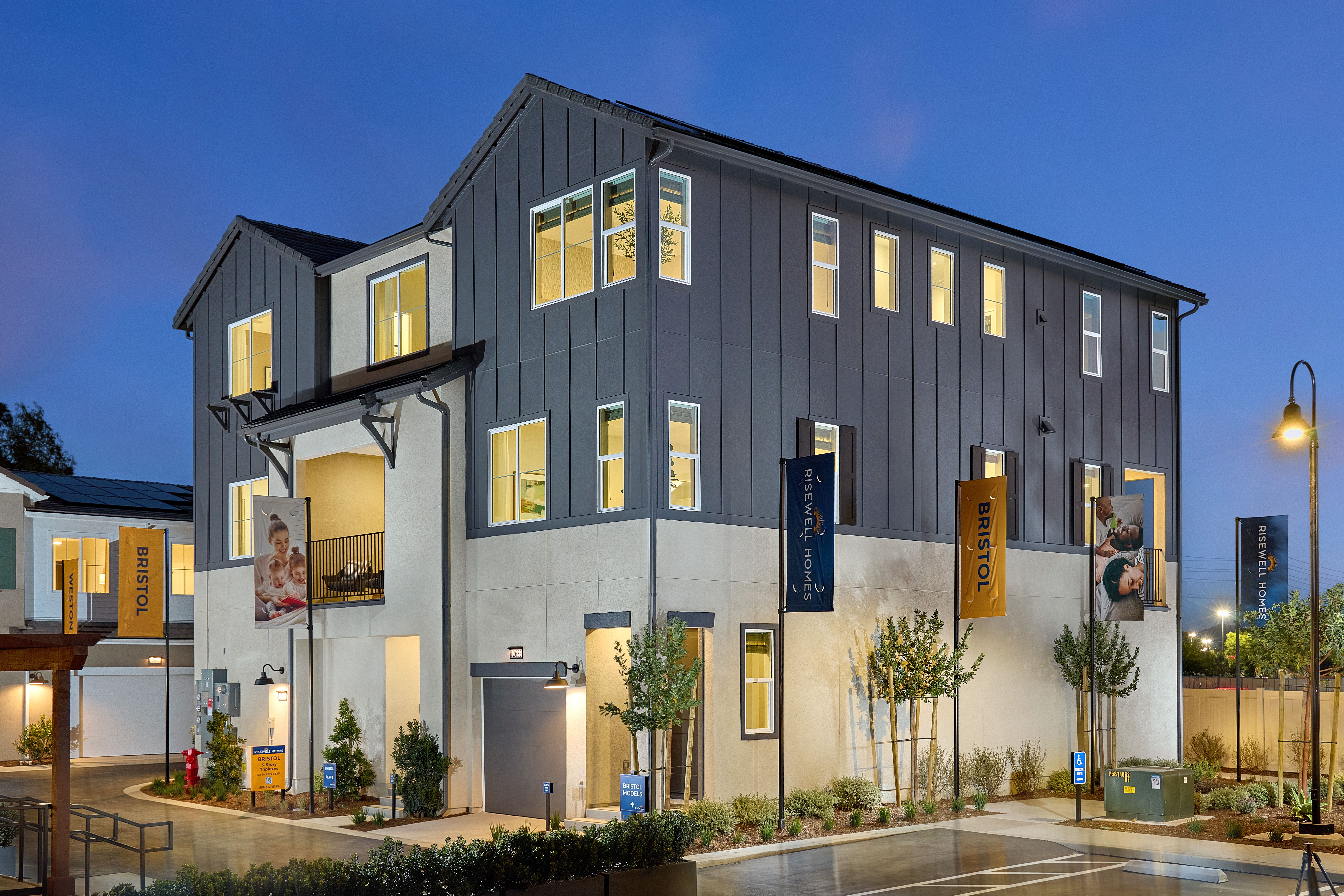 Plan 1 - Bristol at Eastvale Square: Eastvale, California - Risewell Homes