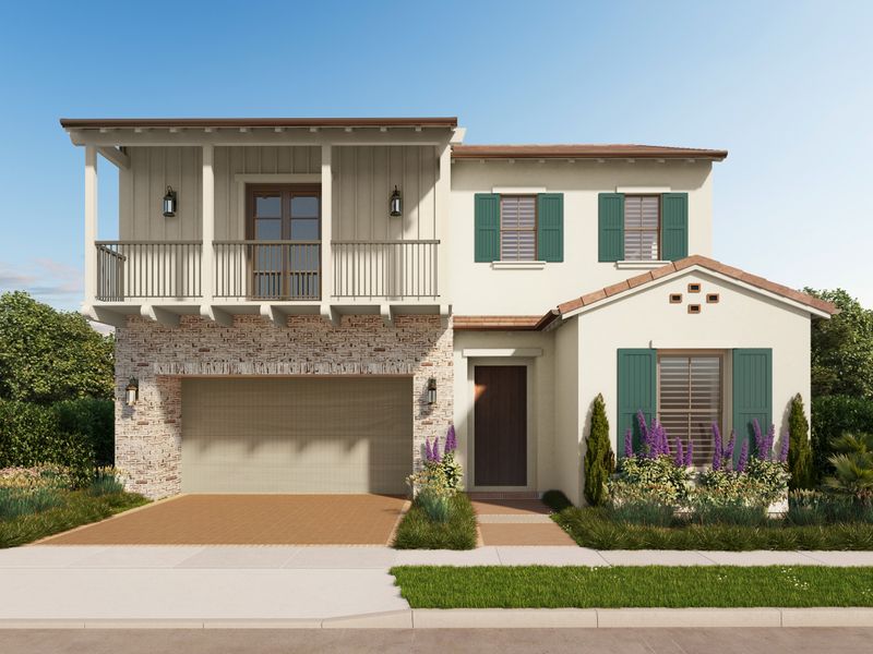 Olivewood Plan 2 by New Home Co. in Orange County CA
