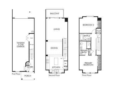 Piedmont Floor Plan - New Home Co.