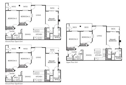 Plan 6 Upper Floor Floor Plan - New Home Co.