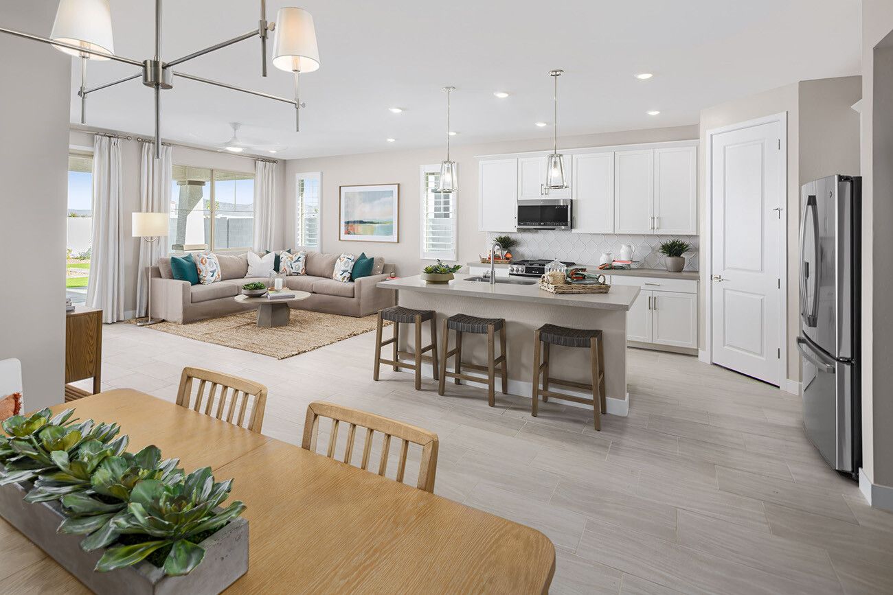 Kitchen and Dining Room at Plan 3503, The Villas at North Creek