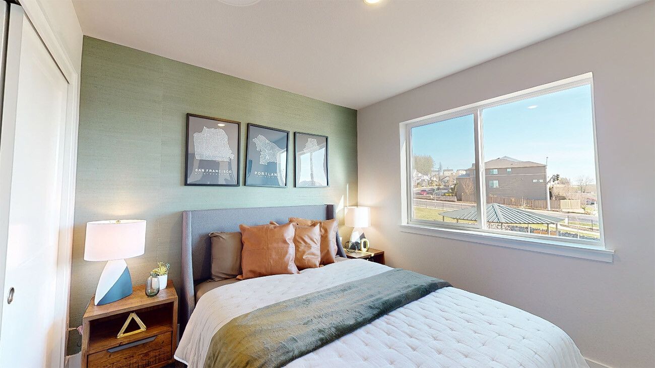 The Townes at The Vineyard - Provence - Bedroom 2 - Model Photography