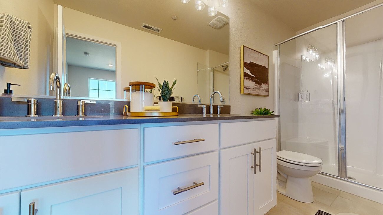 The Townes at The Vineyard - Provence - Primary Bath - Model Photography