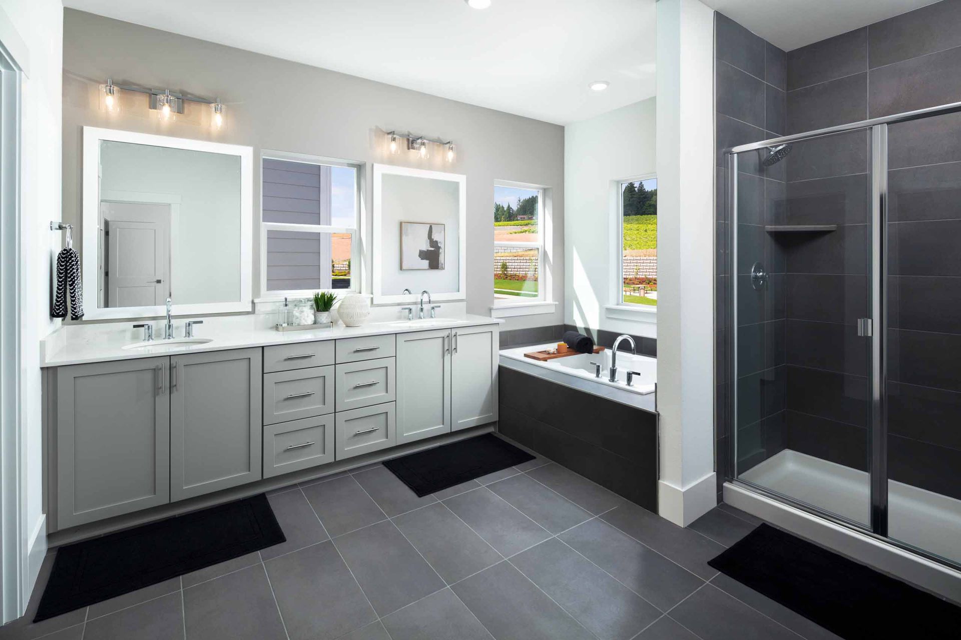 Primary Bath at St. Helena, The Residences at The Vineyard