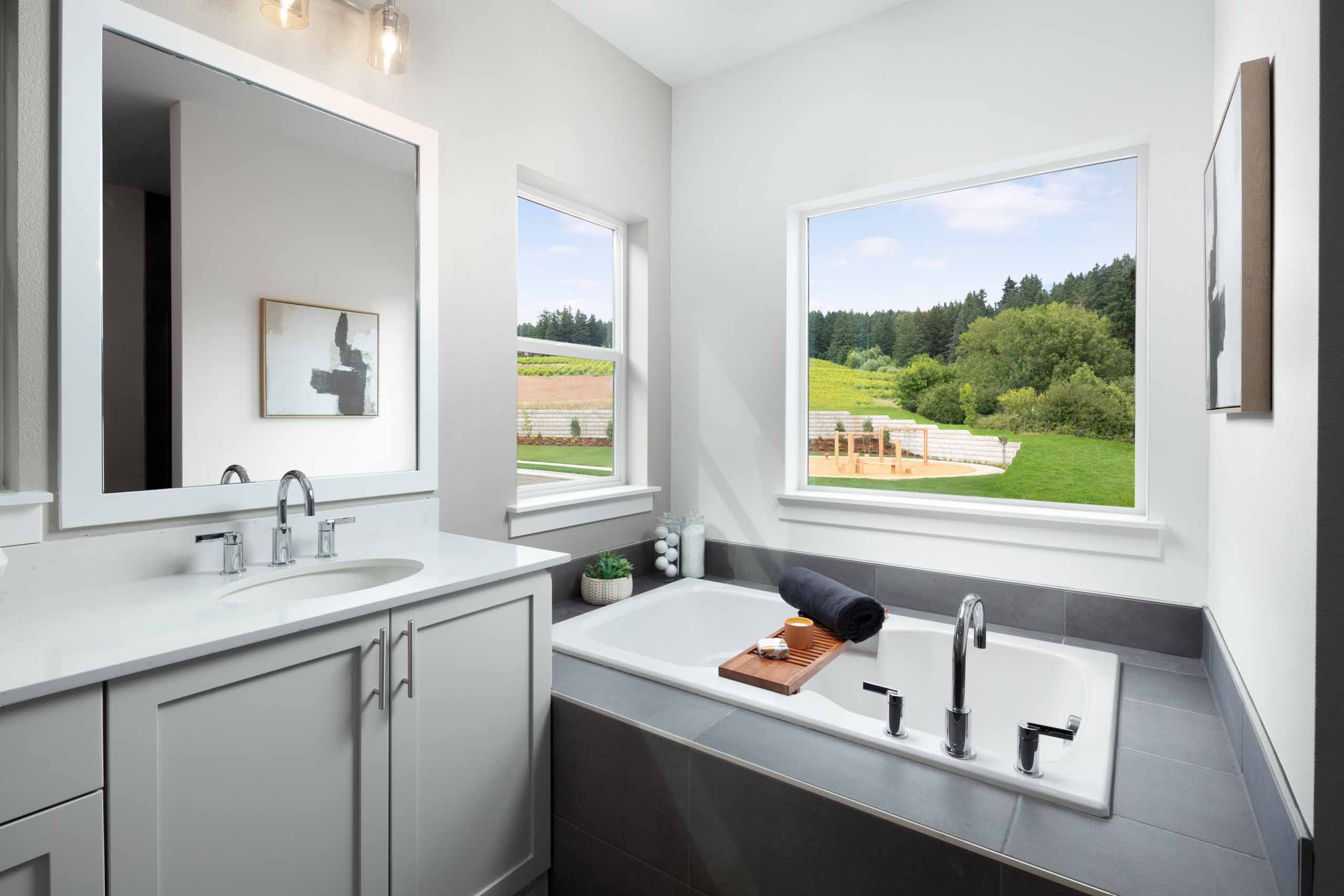 Primary Bathroom at St. Helena, The Residences at The Vineyard