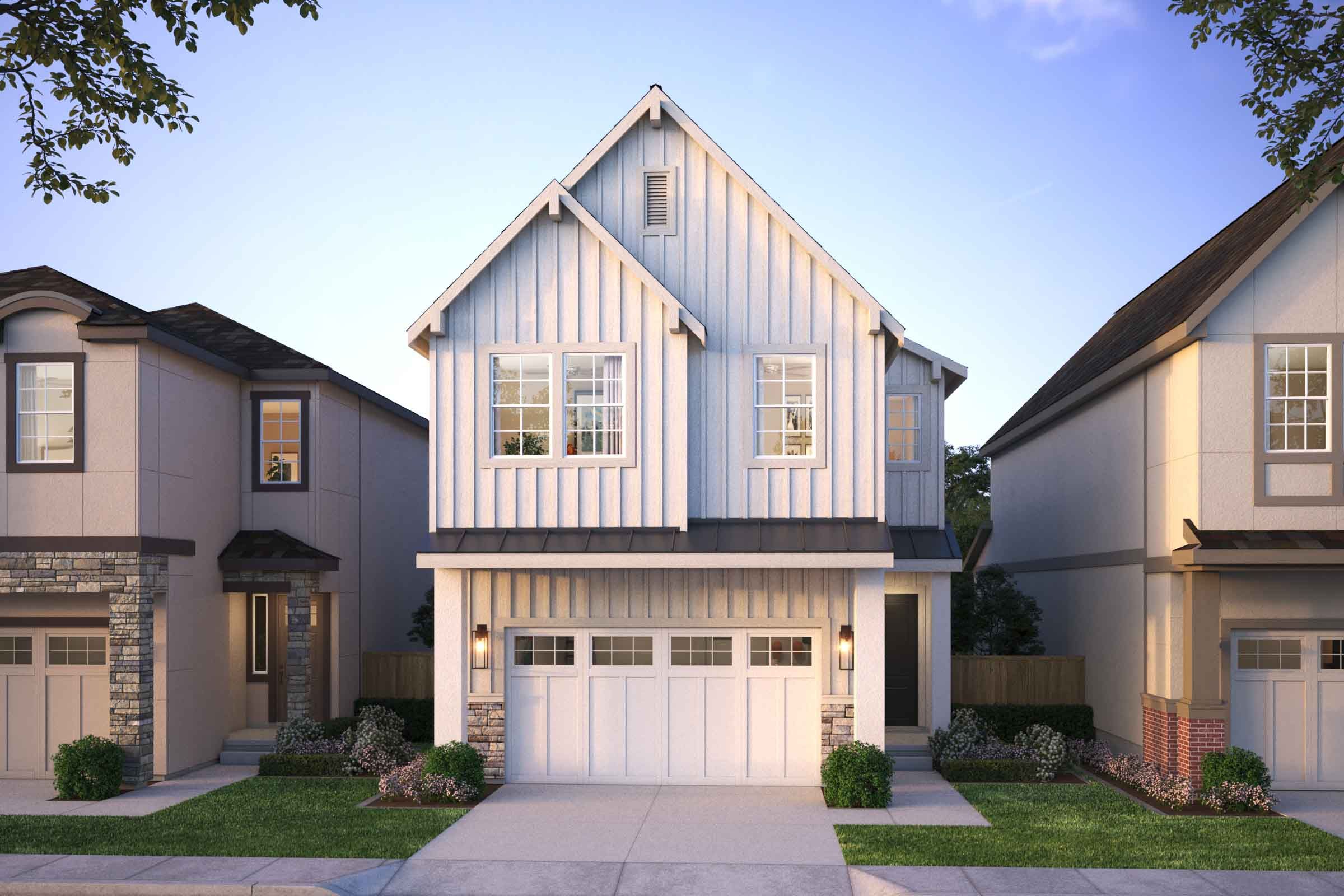 The Residences at The Vineyard - St. Helena - Farmhouse - Rendering