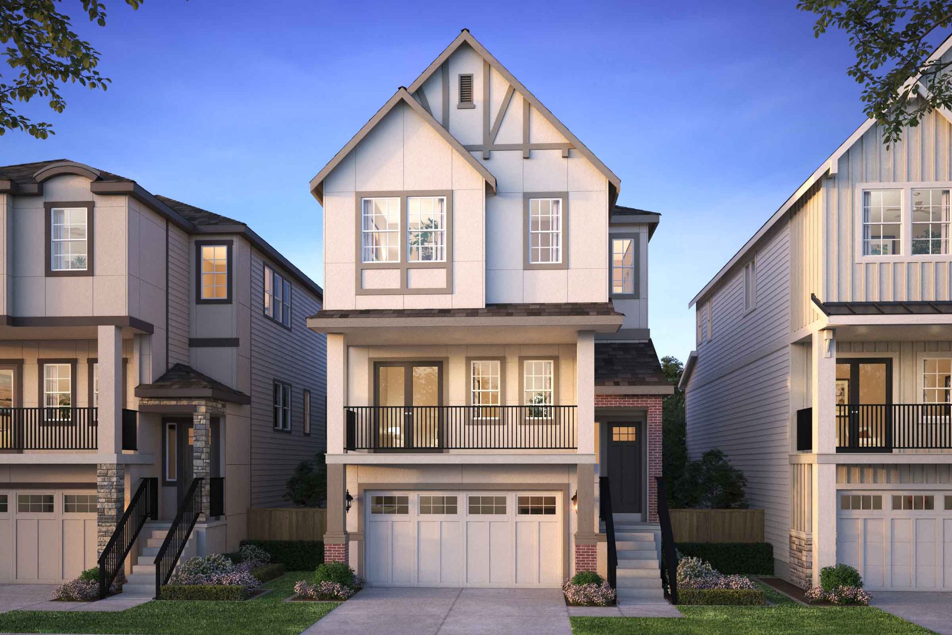 The Residences at The Vineyard - St. Helena - Tudor Tuck Under Rendering