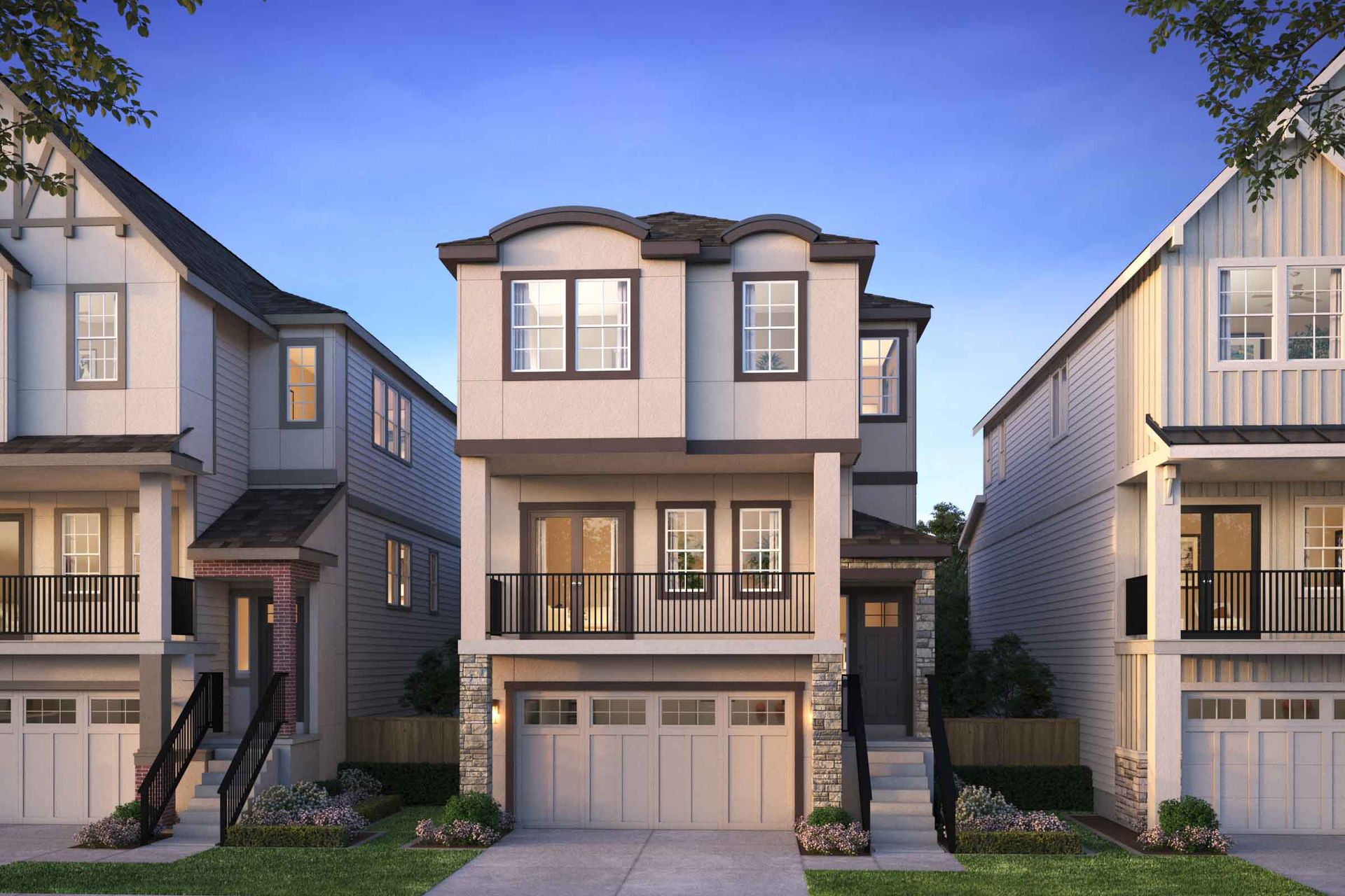 The Residences at The Vineyard - St. Helena - French - Tuck Under - Rendering