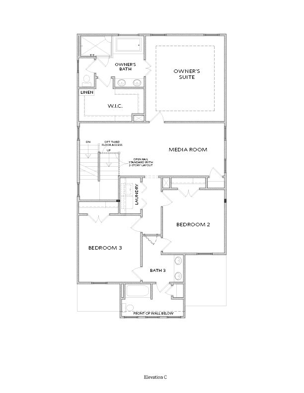 Second Floor - Elevation C