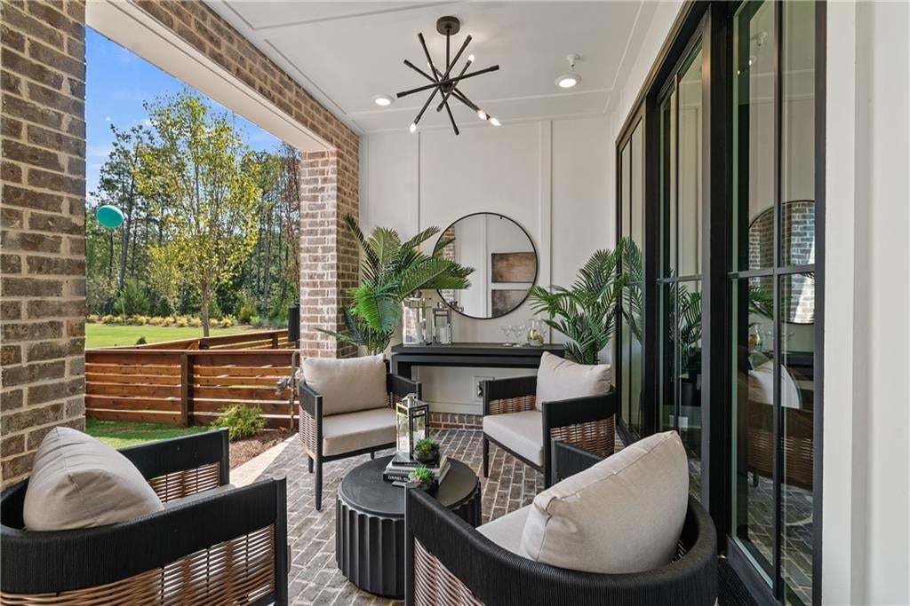 Front Entry Patio with private Front Yard not the actual unit or building