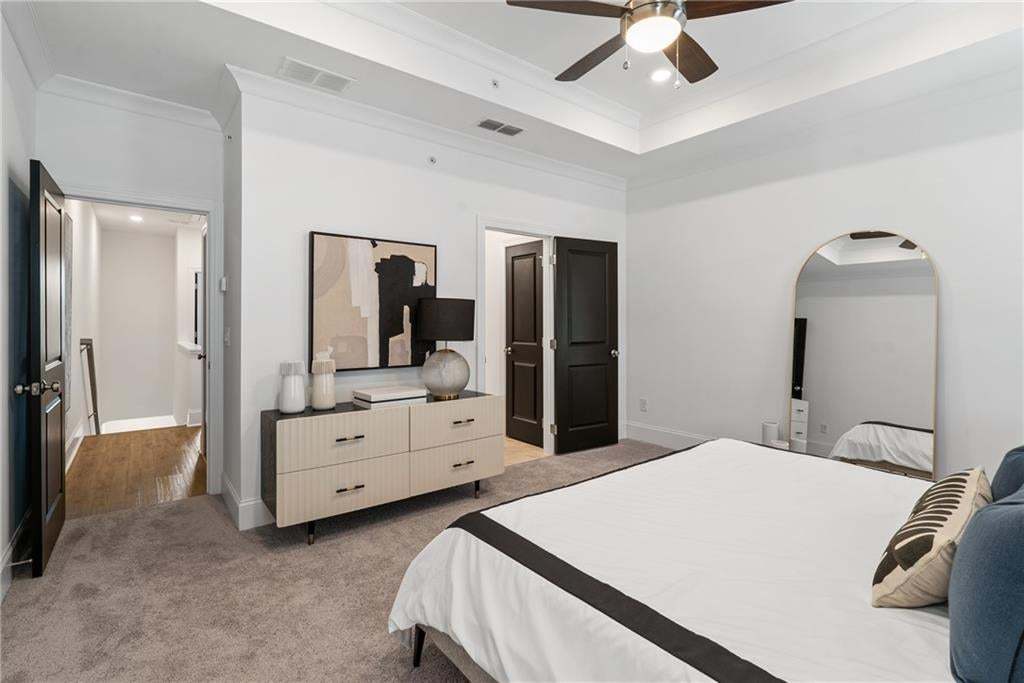 Owner's Bedroom with Tray ceilings , not the actual unit or building