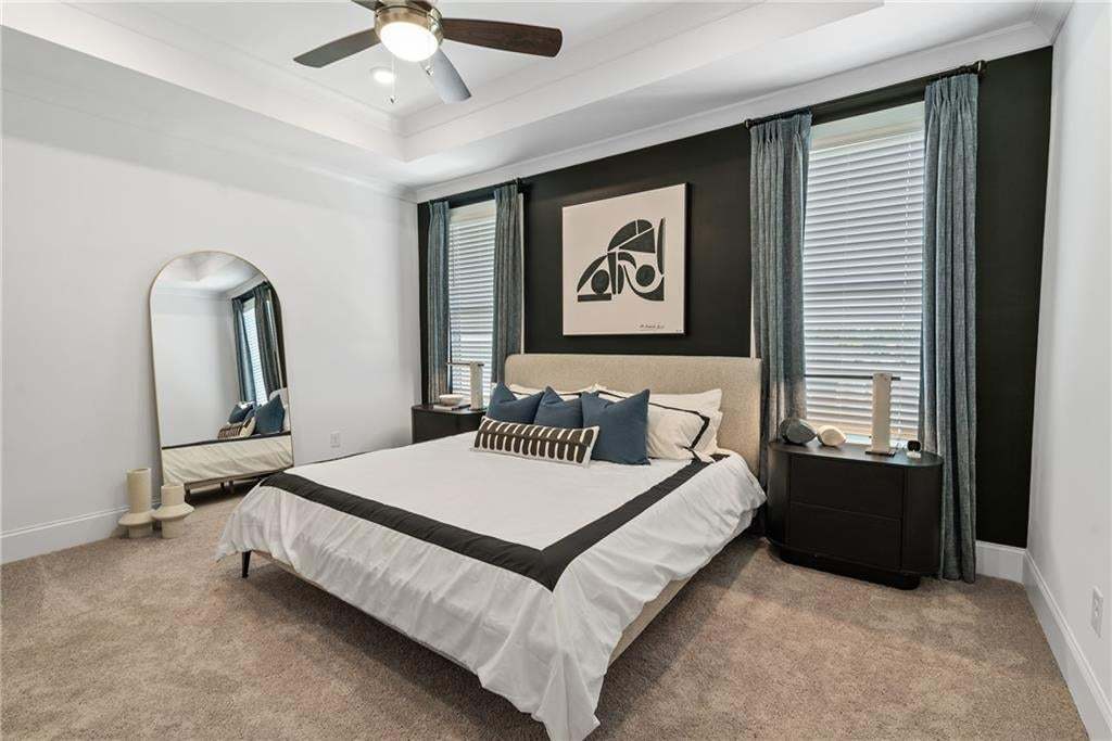 Owner's Bedroom with a King bed size not the actual unit or building